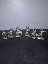 Vintage Lot Of Six Metal Knights picture