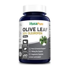 NusaPure Olive Leaf Extract (Non-GMO & Gluten Free) 750 mg - 50% Oleuropein picture