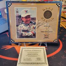 Mark Martin Signed 1994 Optimum Valvoline with Coin 1 of 10000 with COA AUTO picture