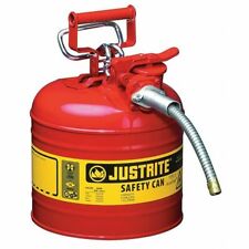 Justrite 7220120 2 Gal Red Steel Type Ii Safety Can Flammables picture