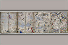 Poster, Many Sizes; Catalan Atlas from the 14th century, by Abraham Cresque picture
