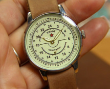 Men's Soviet watch Vintage watch Pobeda Rare Mechanical watch Military watch picture