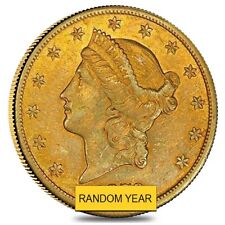 $20 Gold Double Eagle Liberty Head - Very Fine VF (Random Year) picture