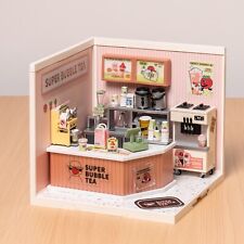 Rolife Super Creator Double Joy Bubble Tea Plastic DIY Mini Dollhouse Xmas Gifts picture