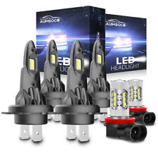 For VW Beetle 2006-2011 6x Bulbs LED Headlights Hi/Lo + Fog Lights 10000K White picture