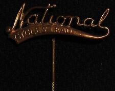 1890's NATIONAL CYCLES LEAD BICYCLE ADVERTISING STICK PIN picture