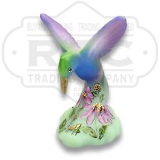 Fenton Gift Shop Limited Edition Hummingbird Flowers Theme Signed by Artist picture
