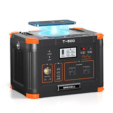 GRECELL 500W Portable Power Station Generator 519Wh Outdoor Solar Backup Battery picture