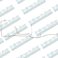 1994-95 Ford Truck 4Wd 5/16 F150 Trans Cooler Lines 4Pc, Oe Steel picture