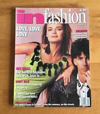 In Fashion Magazine Feb 1989 Paulina Porizkova Ocasek Cover No Label Newsstand picture