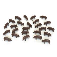 1/64 Bulk Pack Of 25 Brown Pigs 12664 ZFN12664 picture