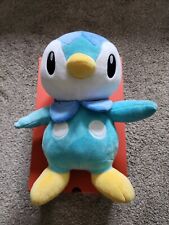 Build A Bear Pokemon Piplup Blue Penguin Stuffed Plush with Sound/ READ picture