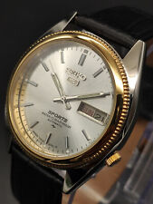 Used Seiko 5 Automatic Men's Wrist Watch Day Date Serviced picture