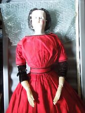 Circa 1860s antique large China Head Doll picture