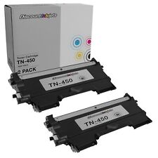 2PK Compatible for Brother TN450 TN-450 BLACK Toner Cartridge DCP-7060D DCP-7065 picture