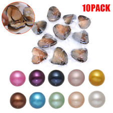 10pcs Individually Wrapped Oysters whith Natural Pearl Freshwater Holiday Gift picture