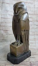 Gorgeous Art Nouveau Deco Austrian Bronze Numbered Owl Artwork Sculpture Dali picture