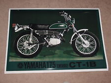 1970 YAMAHA CT1 CT1-B VINTAGE MOTORCYCLE AD POSTER PRINT 25x36 9MIL PAPER picture