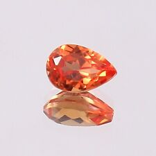Nice Quality Natural Ceylon Padparadscha Sapphire Loose Pear Gemstone Cut 6x4 MM picture