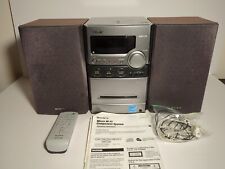 Sony CMT-NEZ30 CD/Tape/AM/FM Tested & Working W/ Remote & Manuals picture