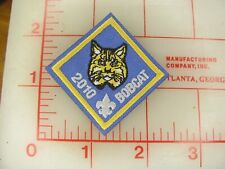 Cub Scout 2010 BOBCAT rank collectible patch 2010 back (m2) picture