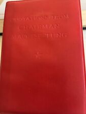 Quotations From Chairman Mao Tse-Tung 1966 First Edition VGC With Dust Jacket picture