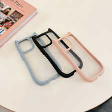 Cartoon Cute Solid Color Clear Phone Case For iPhone 15 Pro Max 12 Pro 15 14 13 picture