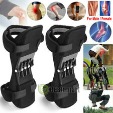 2x Knee Pads Rebound Power Support Brace Sleeve Pain Joint Lift Stabilizer Legs picture