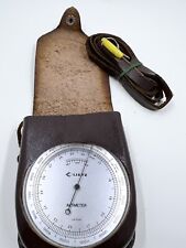 Vintage Lietz Handheld Pocket Barometer Altimeter w/Original Leather Case Japan picture