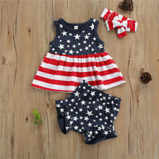 NEW 4th of July Patriotic Girls Tunic Bloomers Outfit Set picture
