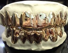 925 Sterling Silver Custom fit Handmade Grillz Plain Silver teeth REAL Grill picture