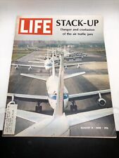 Vintage Aug 9, 1968 Life Magazine - Airline Congestion on Cover picture