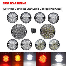 10x Complete LED Upgrade Light Lamp Kit Clear For Land Rover Defender 1990-2016 picture
