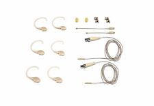 2 OSP HS10 Tan Earset Mics 1 Long & 1 Short for Shure Wireless System (TA4F) picture