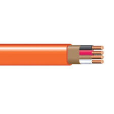 100' 10/3 NM-B Wire With Ground Non-Metallic Sheathed Cable Orange 600V picture