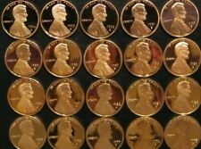 1975~1995 S Lincoln Penny Choice ~ Gem Proof Run 21 Coin Decade Set US Mint Lot  picture