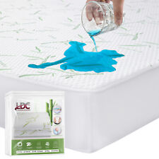 Bamboo Waterproof Mattress Protector Quilted Breathable Premium Mattress Cover picture