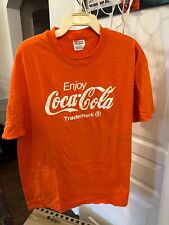 Coca Cola Coke XL Mens vintage Orange t-shirt USA picture