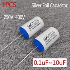 1 PCS For 250V 400V Silver Foil Capacitor 0.1uF-10uF HIFI Audio Capacitor MKPA-S picture