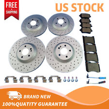 For Mercedes S Class S550 S550e Front Rear Brake Pads & Rotors #9050 Hot Sales picture