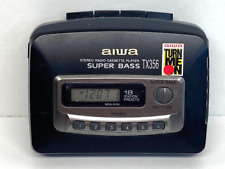 AIWA TX356 SUPER BASS STEREO RADIO CASSETTE PLAYER 18 STATION PRESETS picture