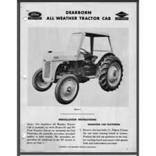 Dearborn All Weather Tractor Cab Installation Instructions for Ford N Tractor picture