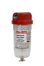 Fill-Rite FR1810HC1 10 Micron Hydrosorb 25 GPM Clear Bowl Fuel Filter, Fits 3/4