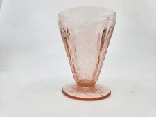 Vintage Depression Jeanette Glass Cherry Blossom Pink 3.75