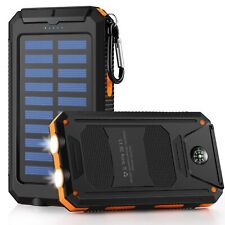 2023 Solar Portable Charg Power Bank with Flashlight Battery Pack Fast Charge picture