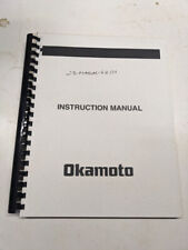OKAMOTO INSTRUCTION MANUAL PSG ACC 63 12.24 DX OPERATION PARTS LIST BOOK picture