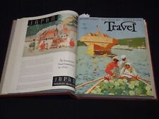 1932 JANUARY-DECEMBER TRAVEL MAGAZINE BOUND VOLUME - GREAT COVERS - R 1282P picture