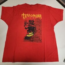 Terrorizer World Downfall T-Shirt Vintage 80s T Shirt Death/Grind Metal OG Rare picture