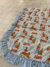 Vintage Little Orphan Annie and Dog Novelty Double/Full Size Flat blanket 1981 picture