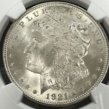 NGC MS63 | 1921 $1 Morgan Silver Dollar NGC MS 63 | ANTIQUE WHITE picture